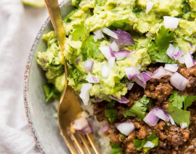 Whole30 Chipotle Beef & Avocado Bowls