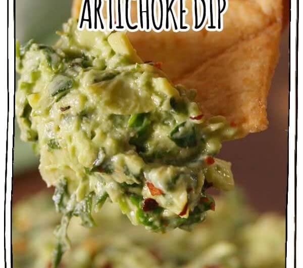 Avocado Spinach Artichoke Dip
