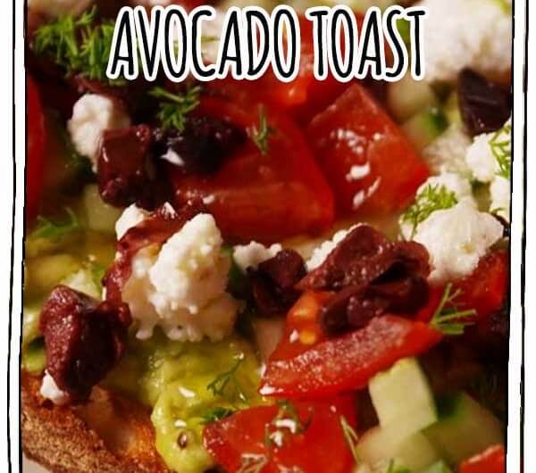 Greek Avocado Toast