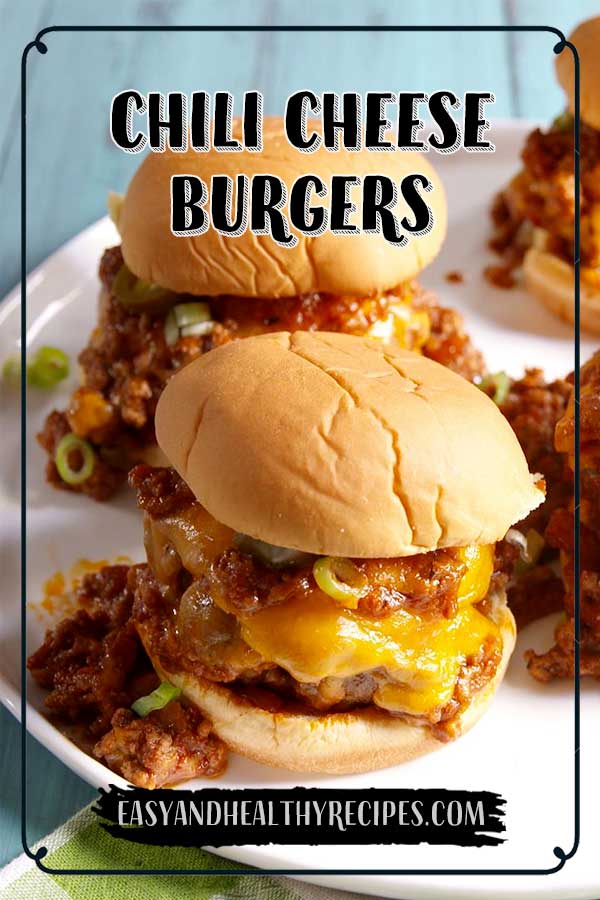 12 Chili Cheese Burgers - Chili Cheese Burgers