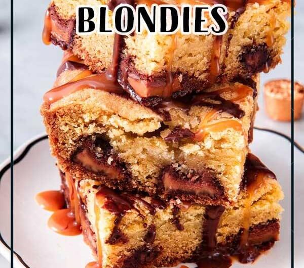 Rolo Stuffed Blondies