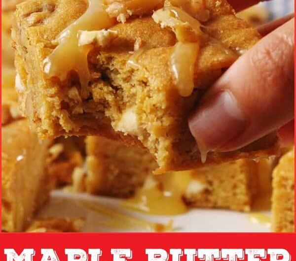 Maple Butter Blondies