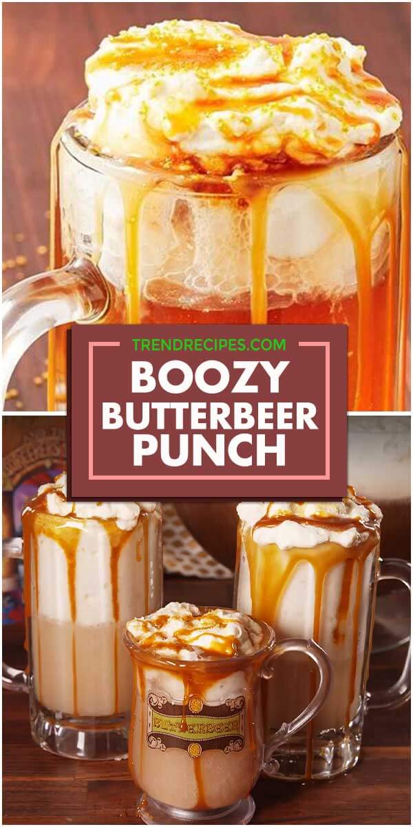 Boozy Butterbeer Punch