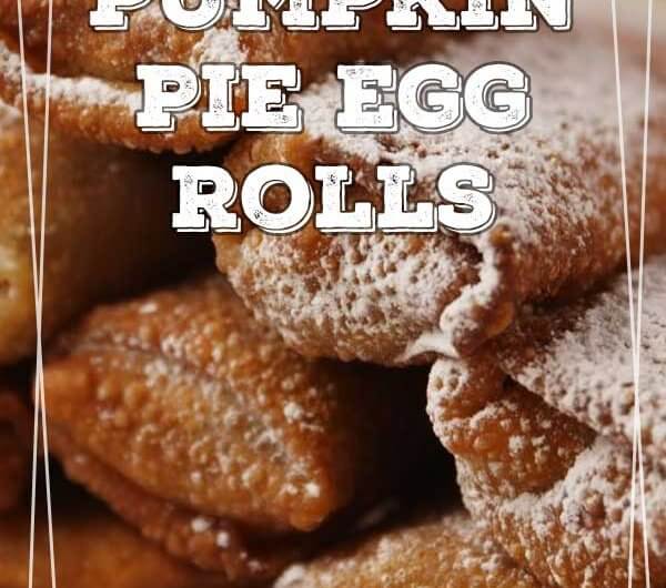 Pumpkin Pie Egg Rolls