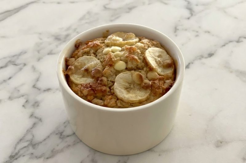 Banana Bread Baked Oats